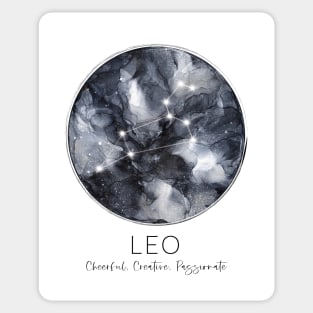 Leo Zodiac Moon Constellation Sticker